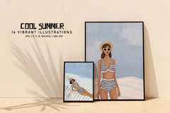 Cool Summer - Wall Art - CraftNest - Digital Crafting and Art