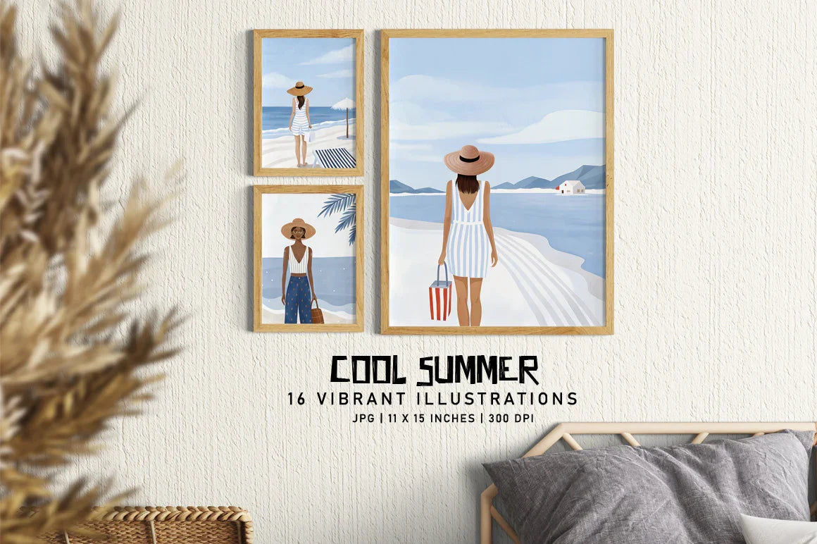 Cool Summer - Wall Art - CraftNest - Digital Crafting and Art