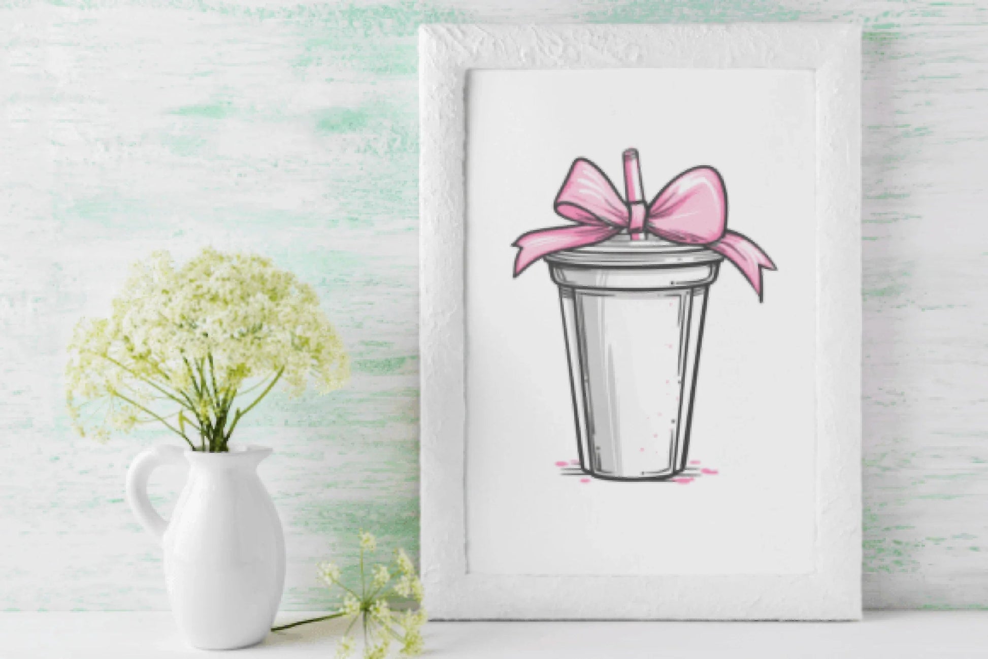 Coquette Coffee Bow Clipart Bundle - CraftNest - Digital Crafting and Art