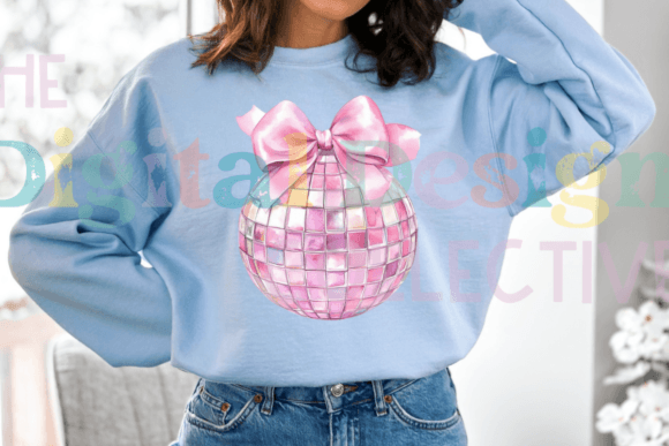 Coquette Disco Ball Clipart Bundle