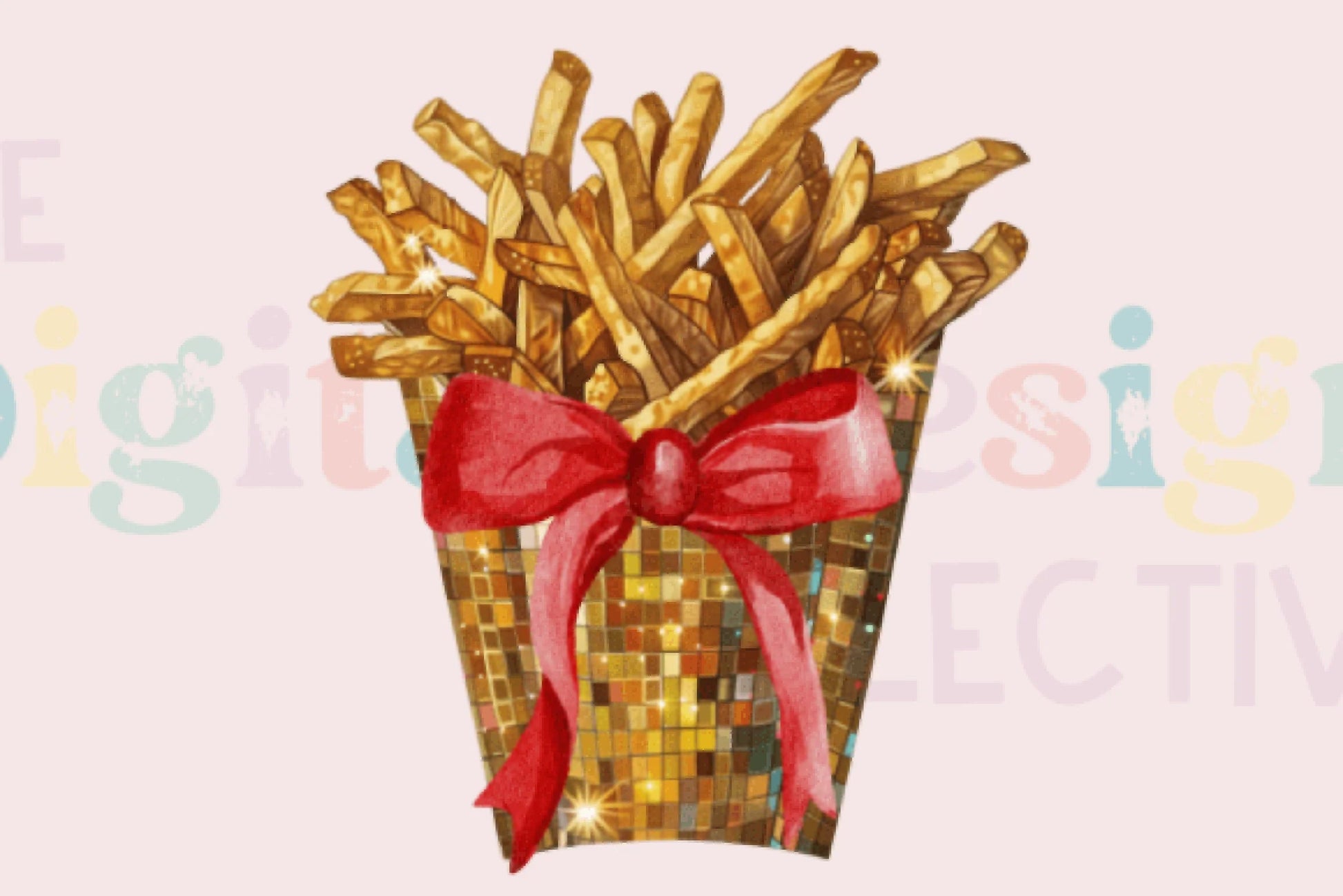 Coquette French Fries Disco Clipart Bundle - CraftNest - Digital Crafting and Art