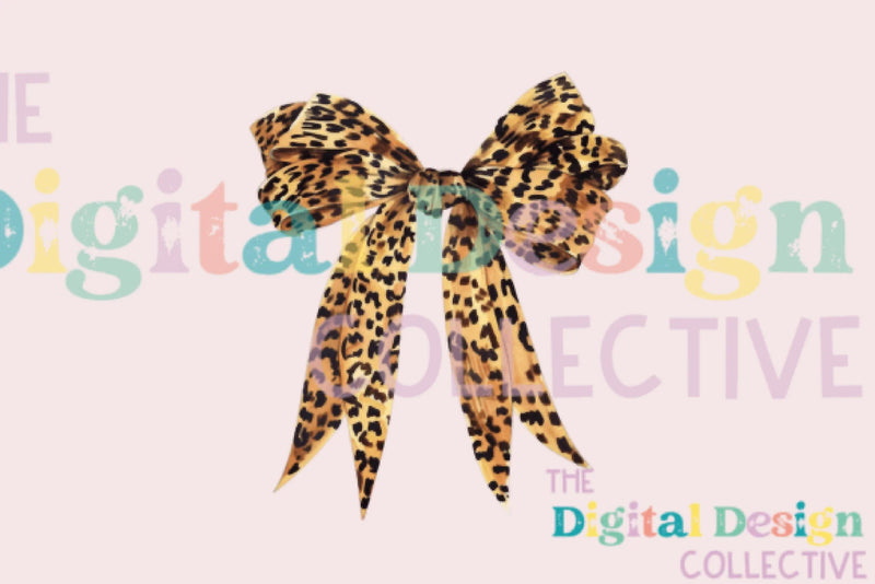 Leopard Turquoise Western Coquette Bow Clipart Bundle - CraftNest - Digital Crafting and Art