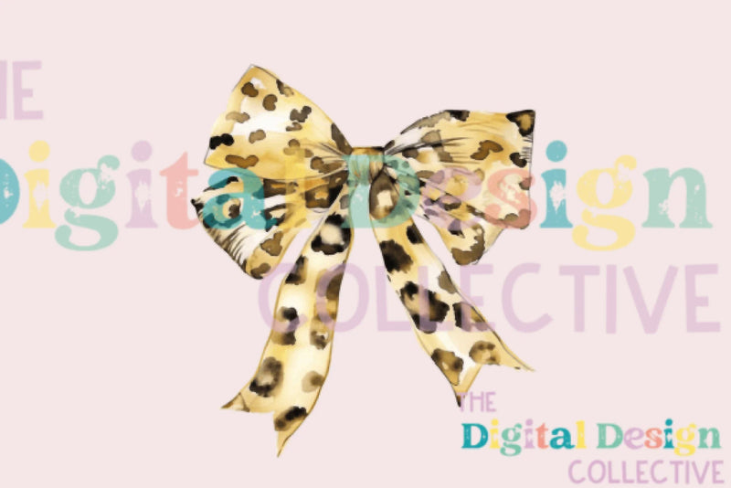 Leopard Turquoise Western Coquette Bow Clipart Bundle - CraftNest - Digital Crafting and Art