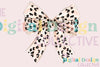Coquette Leopard Bow Design Clipart Bundle