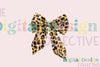 Leopard Turquoise Western Coquette Bow Clipart Bundle