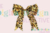 Leopard Turquoise Western Coquette Bow Clipart Bundle