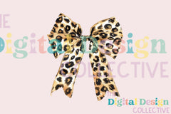 Leopard Turquoise Western Coquette Bow Clipart Bundle - CraftNest - Digital Crafting and Art