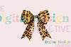 Leopard Turquoise Western Coquette Bow Clipart Bundle