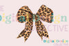 Leopard Turquoise Western Coquette Bow Clipart Bundle