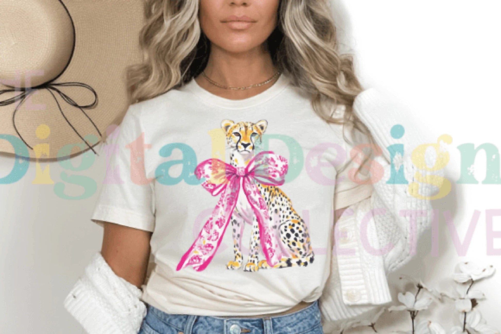 Coquette Leopard Print T-Shirt Clipart Bundle - CraftNest - Digital Crafting and Art