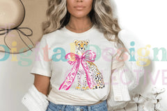 Coquette Leopard Print T-Shirt Clipart Bundle - CraftNest - Digital Crafting and Art