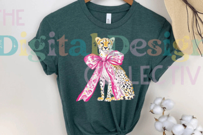 Coquette Leopard Print T-Shirt Clipart Bundle - CraftNest - Digital Crafting and Art