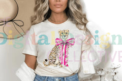 Coquette Leopard Print T-Shirt Clipart Bundle - CraftNest - Digital Crafting and Art