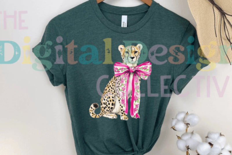 Coquette Leopard Print T-Shirt Clipart Bundle - CraftNest - Digital Crafting and Art