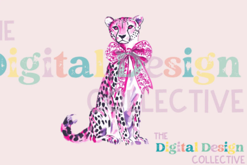 Coquette Leopard Print T-Shirt Clipart Bundle - CraftNest - Digital Crafting and Art