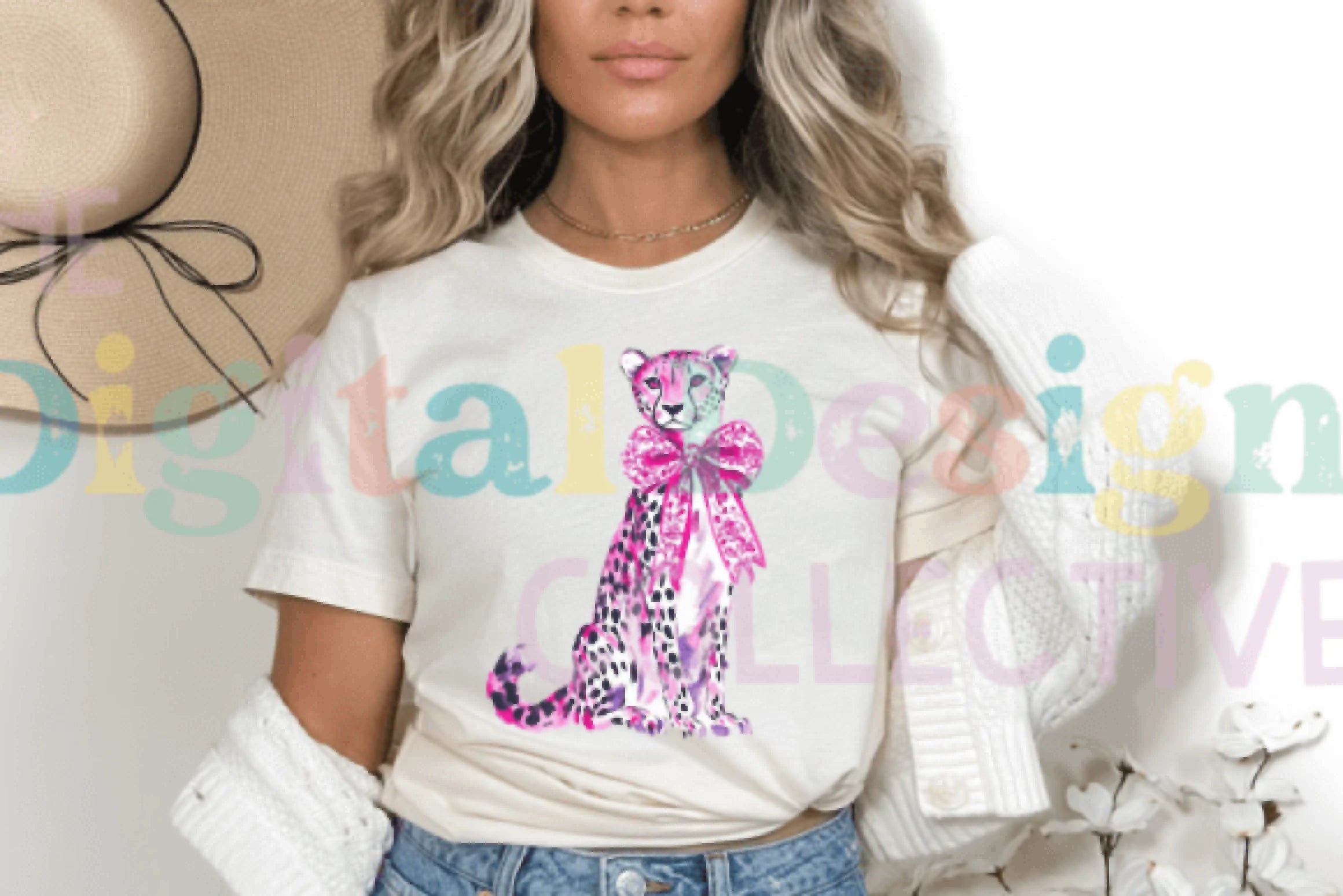 Coquette Leopard Print T-Shirt Clipart Bundle - CraftNest - Digital Crafting and Art