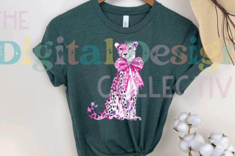 Coquette Leopard Print T-Shirt Clipart Bundle - CraftNest - Digital Crafting and Art