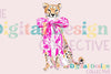 Coquette Leopard Print T-Shirt Clipart Bundle