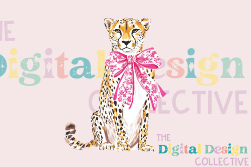 Coquette Leopard Print T-Shirt Clipart Bundle - CraftNest - Digital Crafting and Art