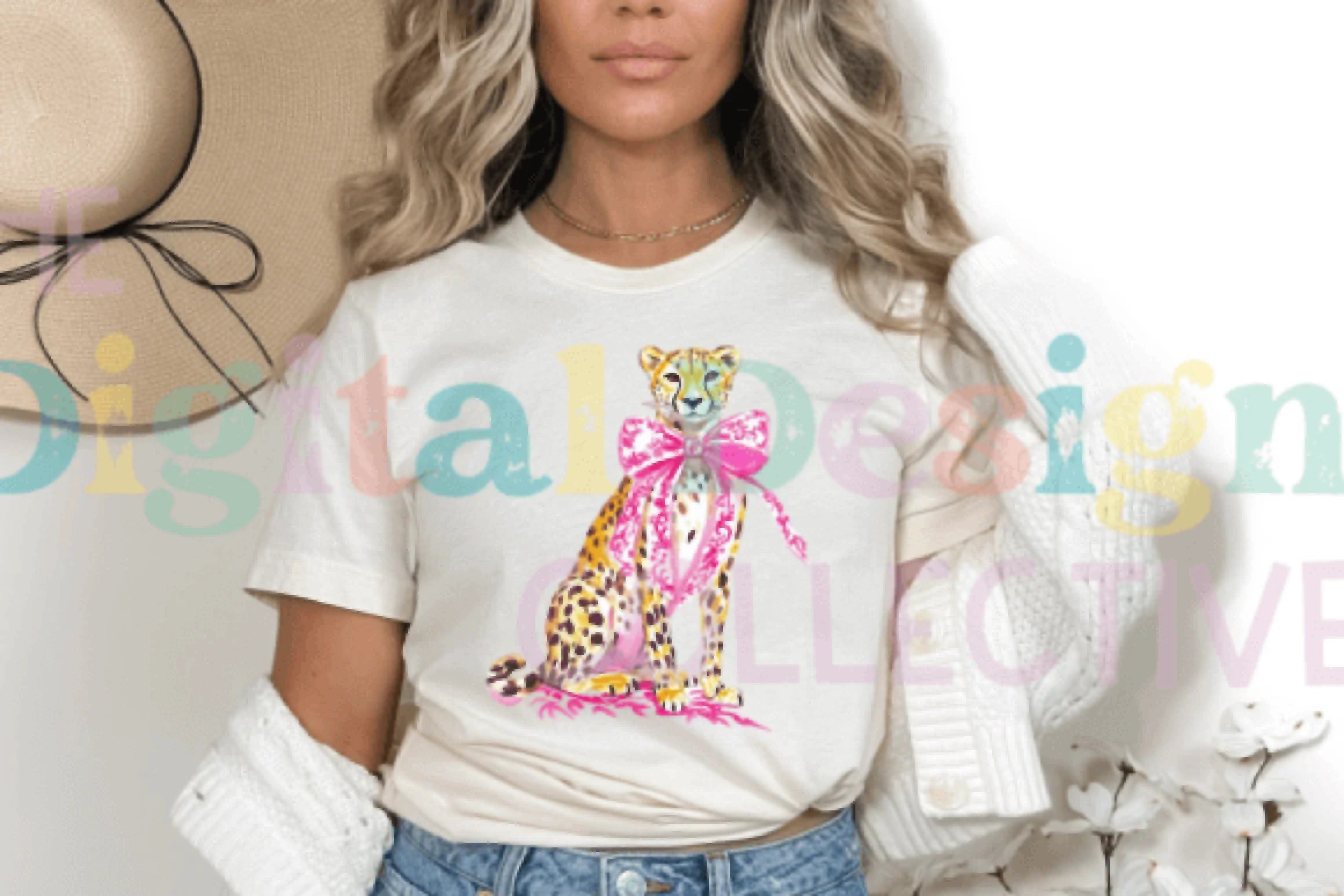 Coquette Leopard Print T-Shirt Clipart Bundle - CraftNest - Digital Crafting and Art