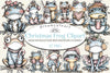 Coquette Christmas Frog Clipart Bundle