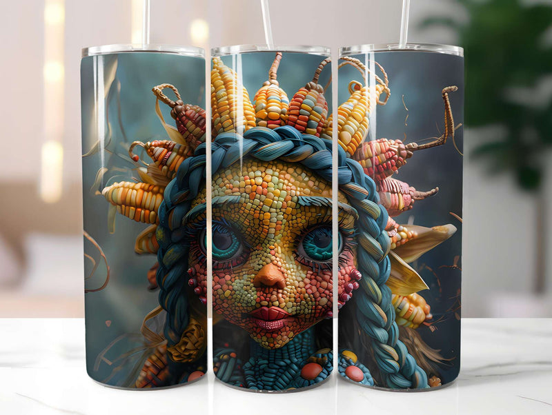 Corn 2 Tumbler Wrap - CraftNest - Digital Crafting and Art