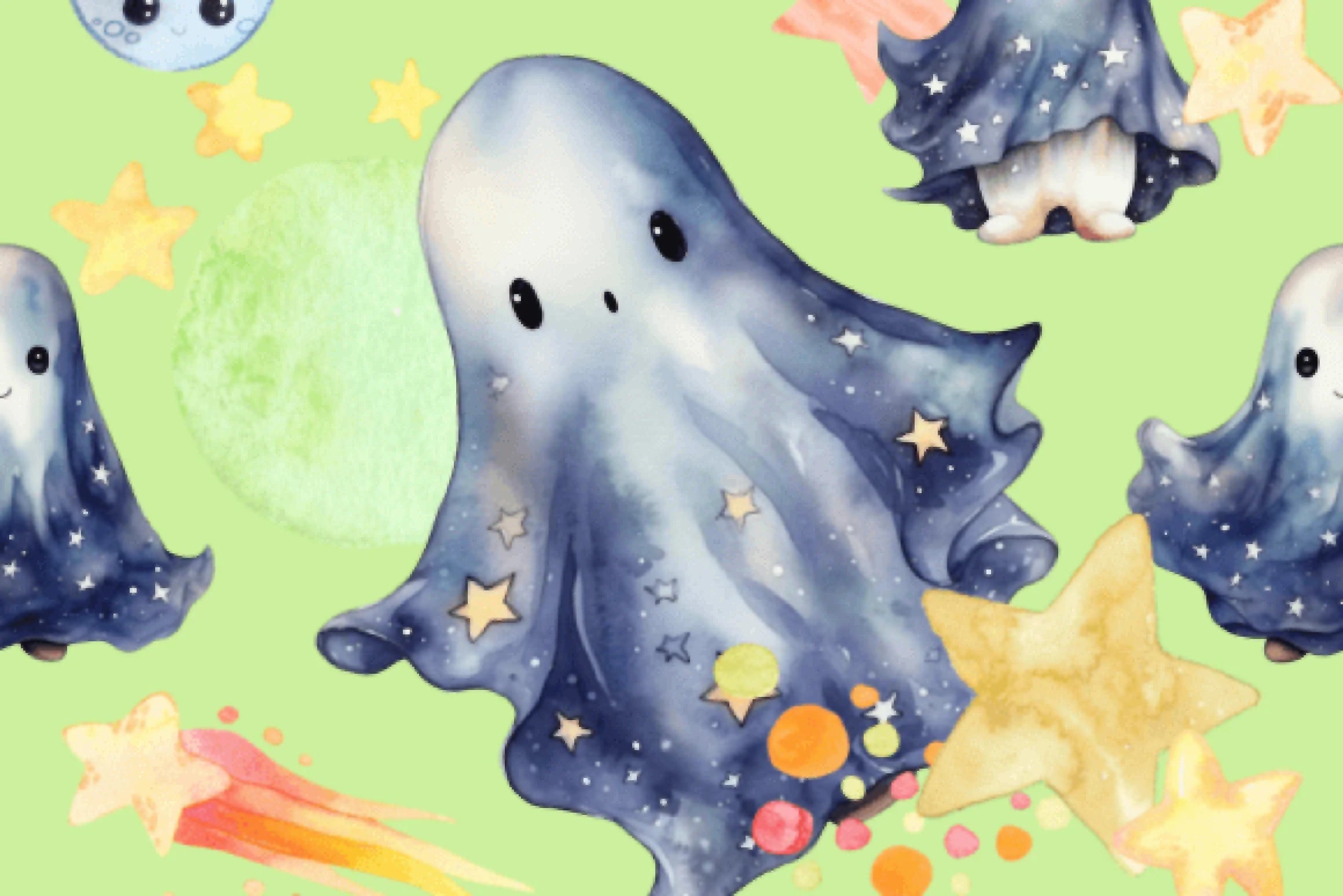 Cosmic Ghost Whispers - CraftNest - Digital Crafting and Art
