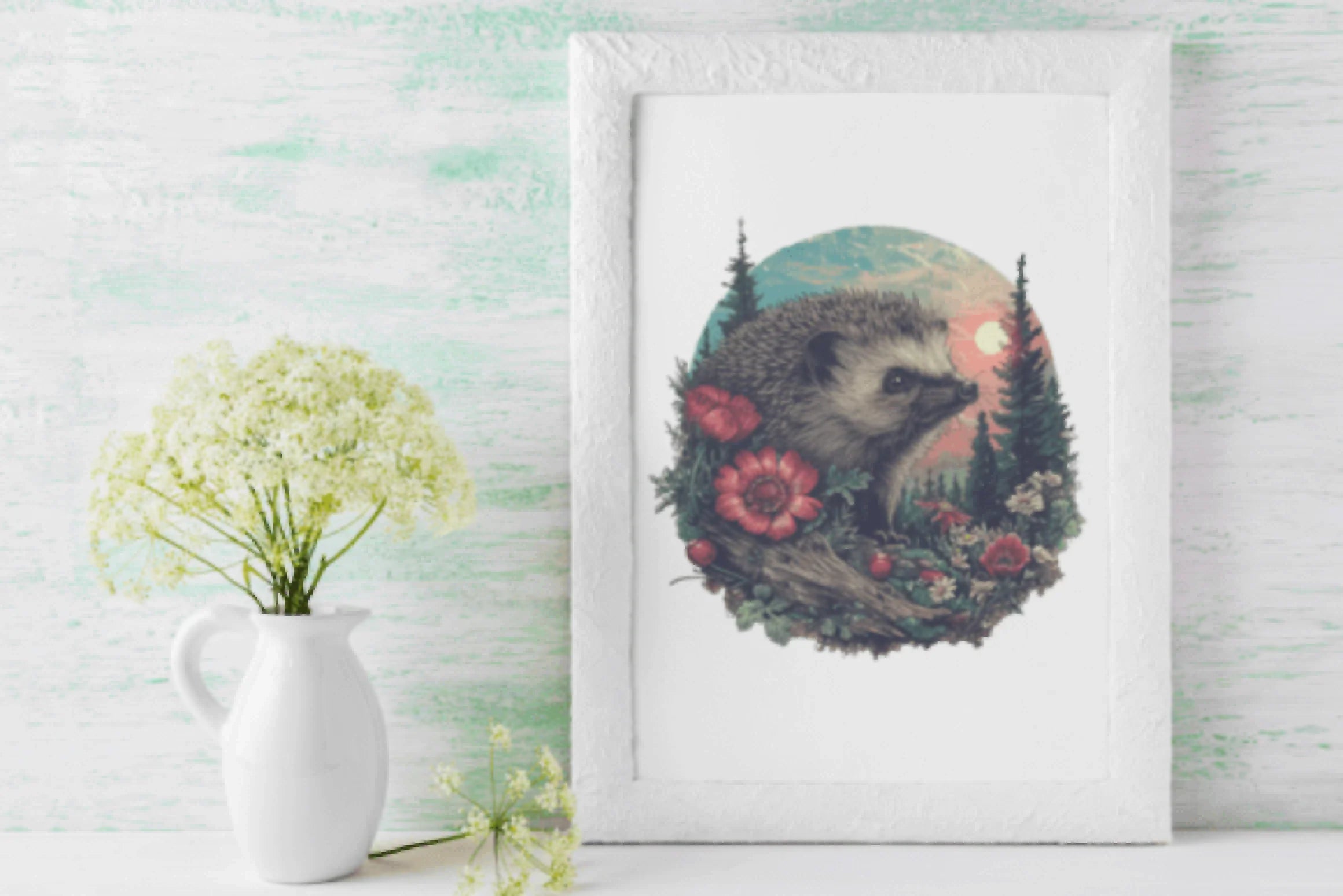 Cottagecore Hedgehogs Art Clipart Bundle - CraftNest - Digital Crafting and Art