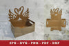Swan Couple Papercut Display Clipart Bundle