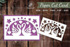 Swan Couple Papercut Card SVG Bundle