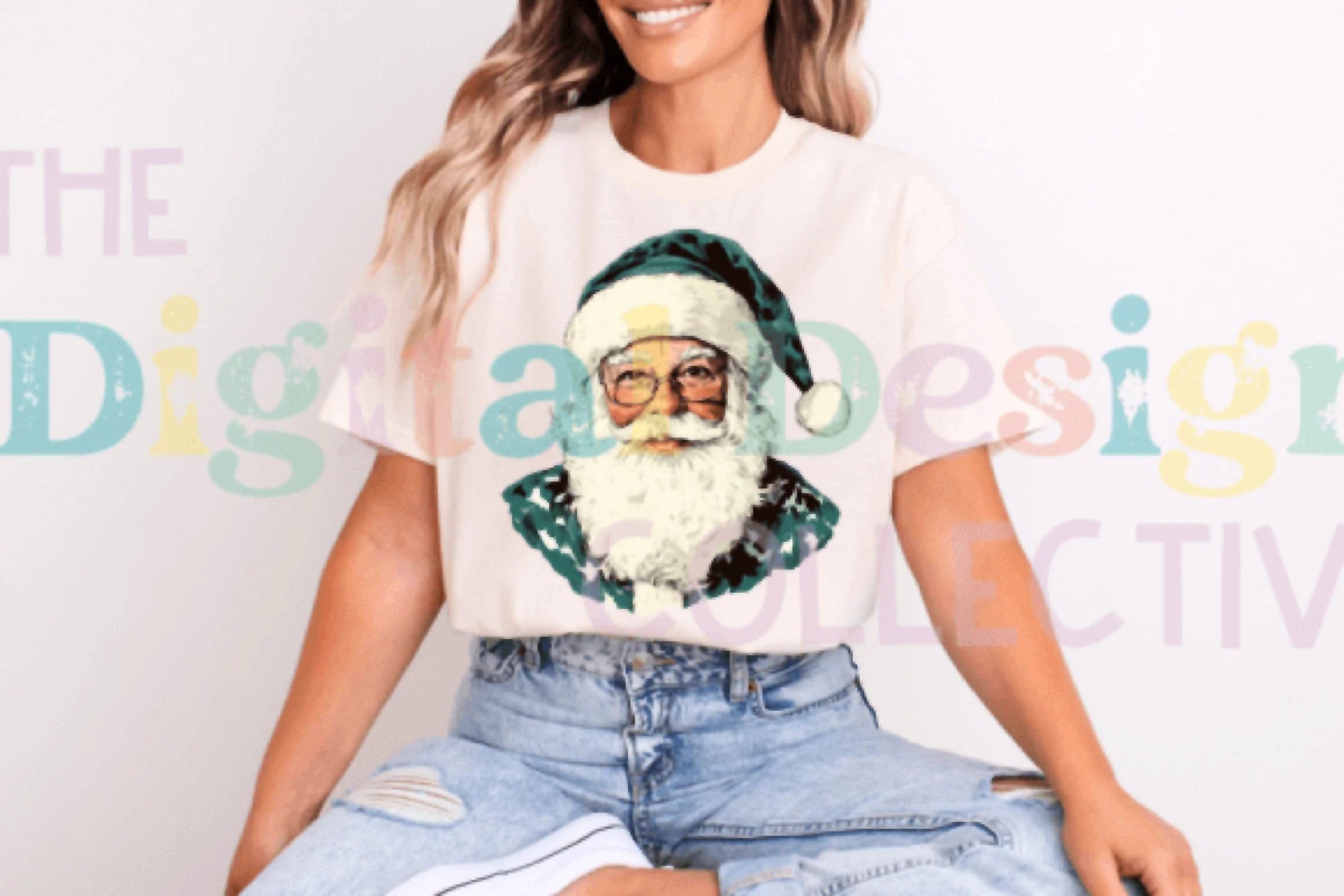 Western Cowboy Santa Teal Clipart Bundle - CraftNest - Digital Crafting and Art