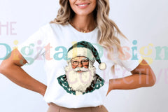 Western Cowboy Santa Teal Clipart Bundle - CraftNest - Digital Crafting and Art