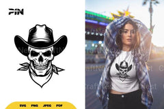 Cowboy Skull Halloween SVG Bundle - CraftNest - Digital Crafting and Art