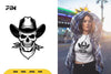 Cowboy Skull Halloween SVG Bundle