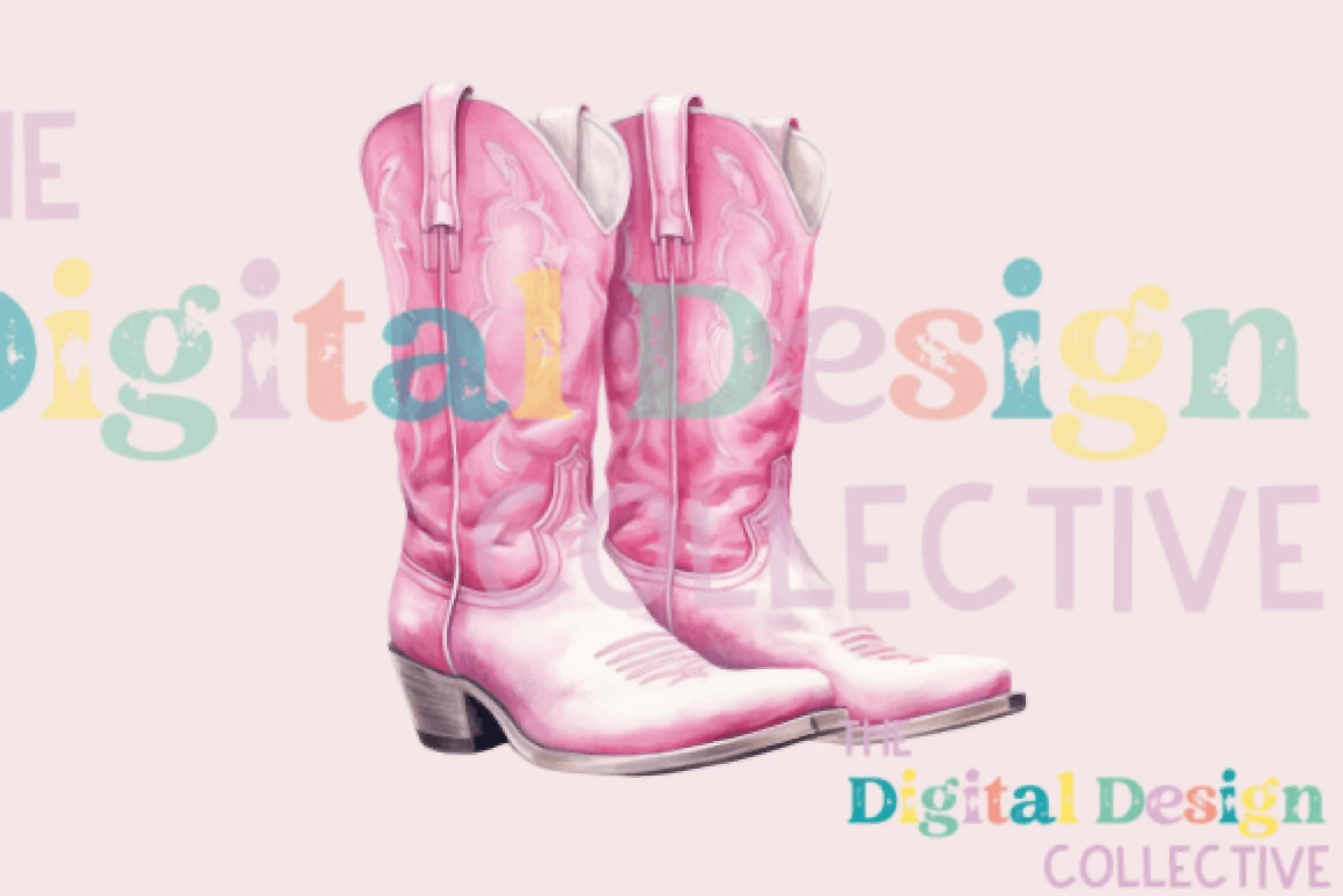 Pink Cowgirl Western Aesthetic Clipart Bundle - CraftNest - Digital Crafting and Art
