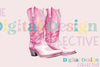 Pink Cowgirl Western Aesthetic Clipart Bundle