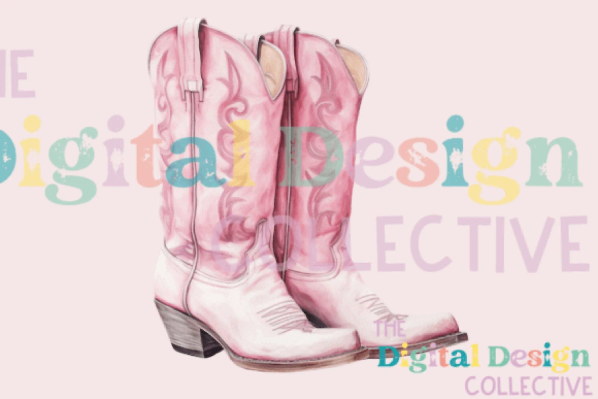 Pink Cowgirl Western Aesthetic Clipart Bundle - CraftNest - Digital Crafting and Art