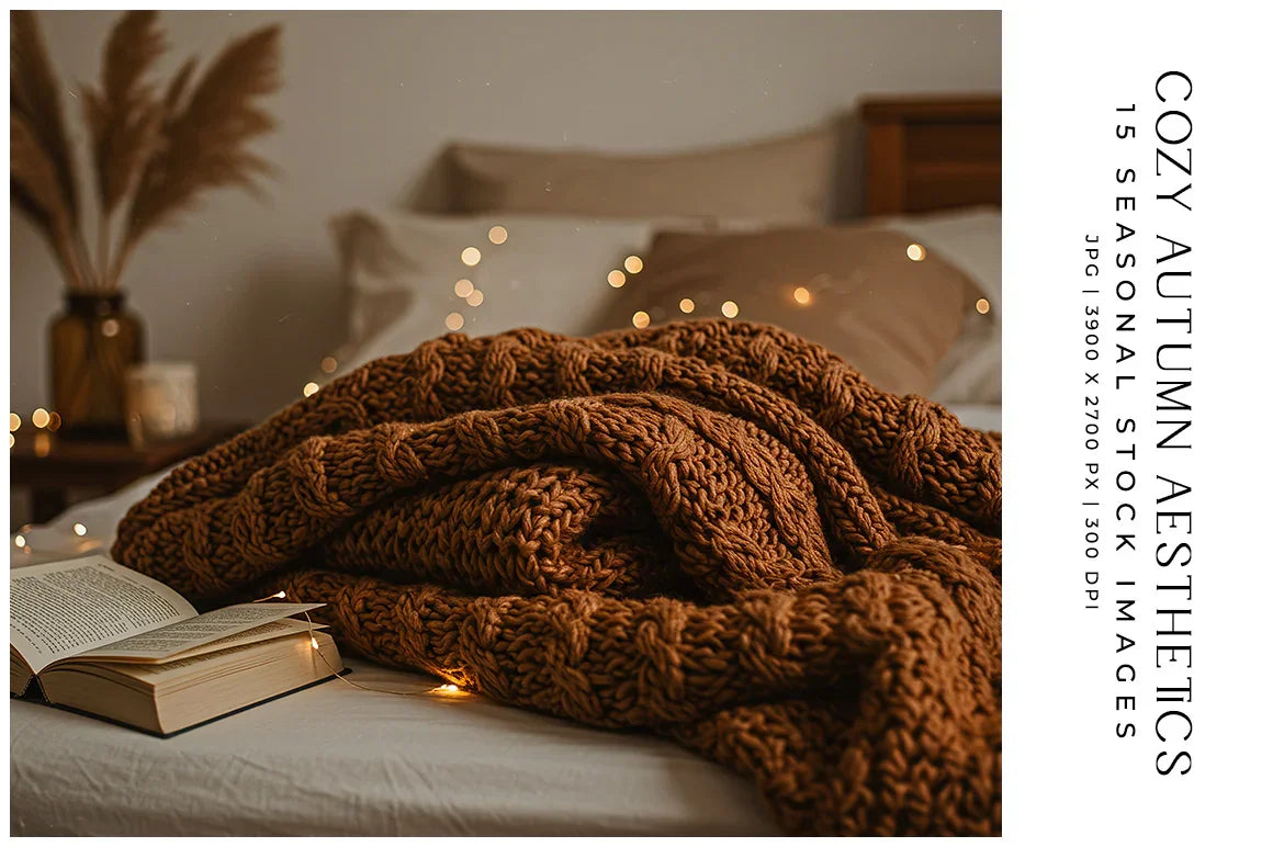 Cozy Autumn Aesthetics - Stock Images - CraftNest - Digital Crafting and Art