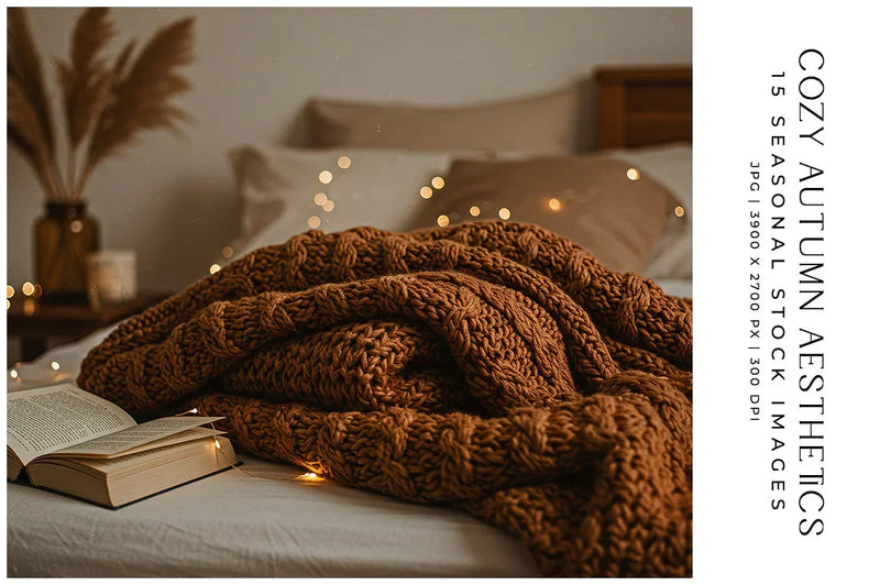 Cozy Autumn Aesthetics - Stock Images - CraftNest - Digital Crafting and Art