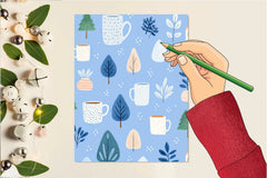 Cozy Blue Winter Clipart Bundle - CraftNest - Digital Crafting and Art