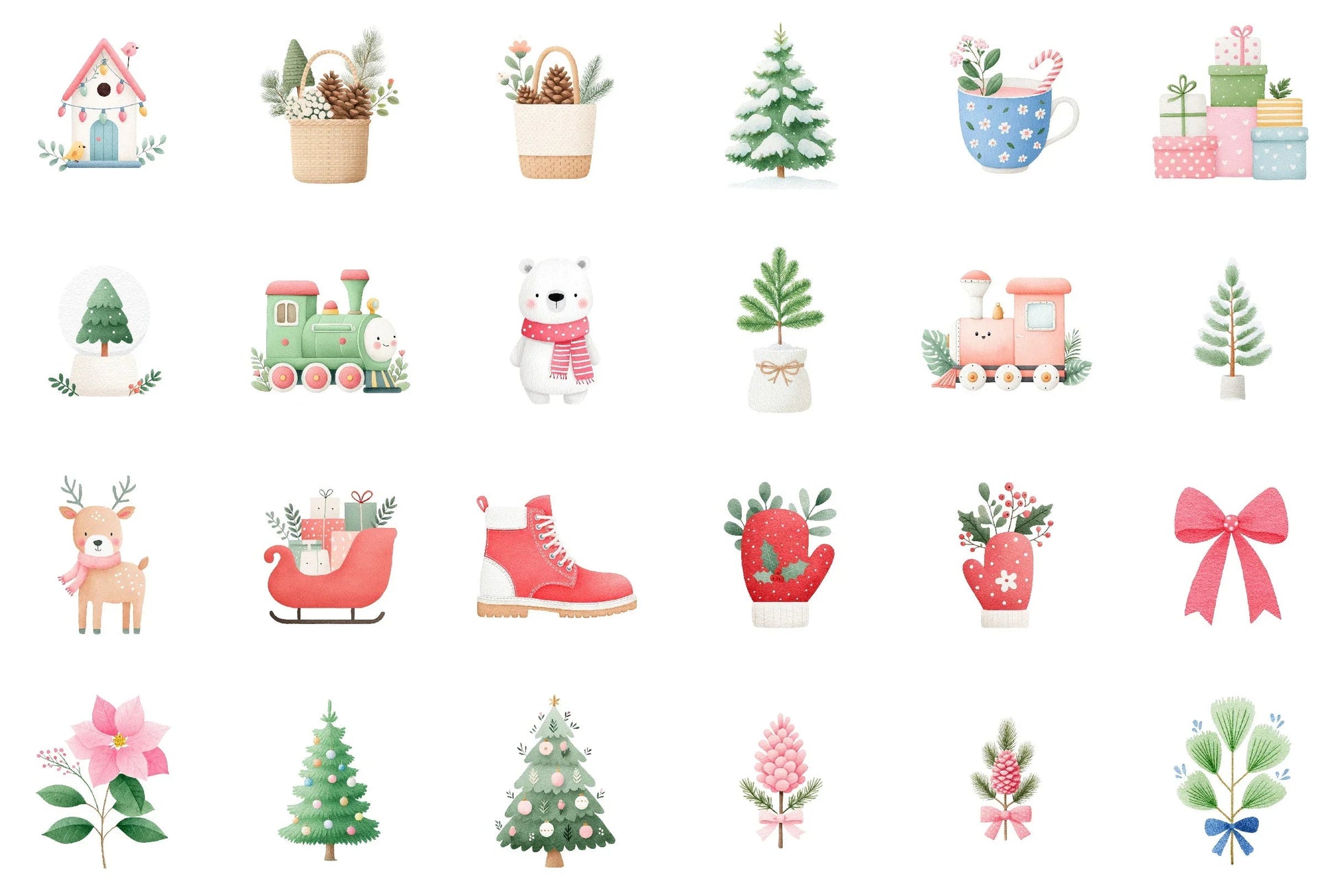 Cozy Christmas Clipart Bundle - CraftNest - Digital Crafting and Art