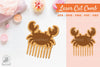 Crab Laser Cut Comb Clipart Bundle