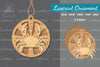 Crab Laser Cut Ornament Clipart Bundle