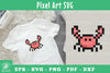 Crab Pixel Art Clipart Bundle