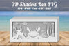 Crab Underwater Scene Shadow Box SVG Bundle