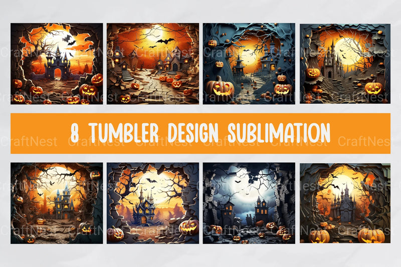 Cracked Wall Halloween Clipart Bundle - CraftNest - Digital Crafting and Art