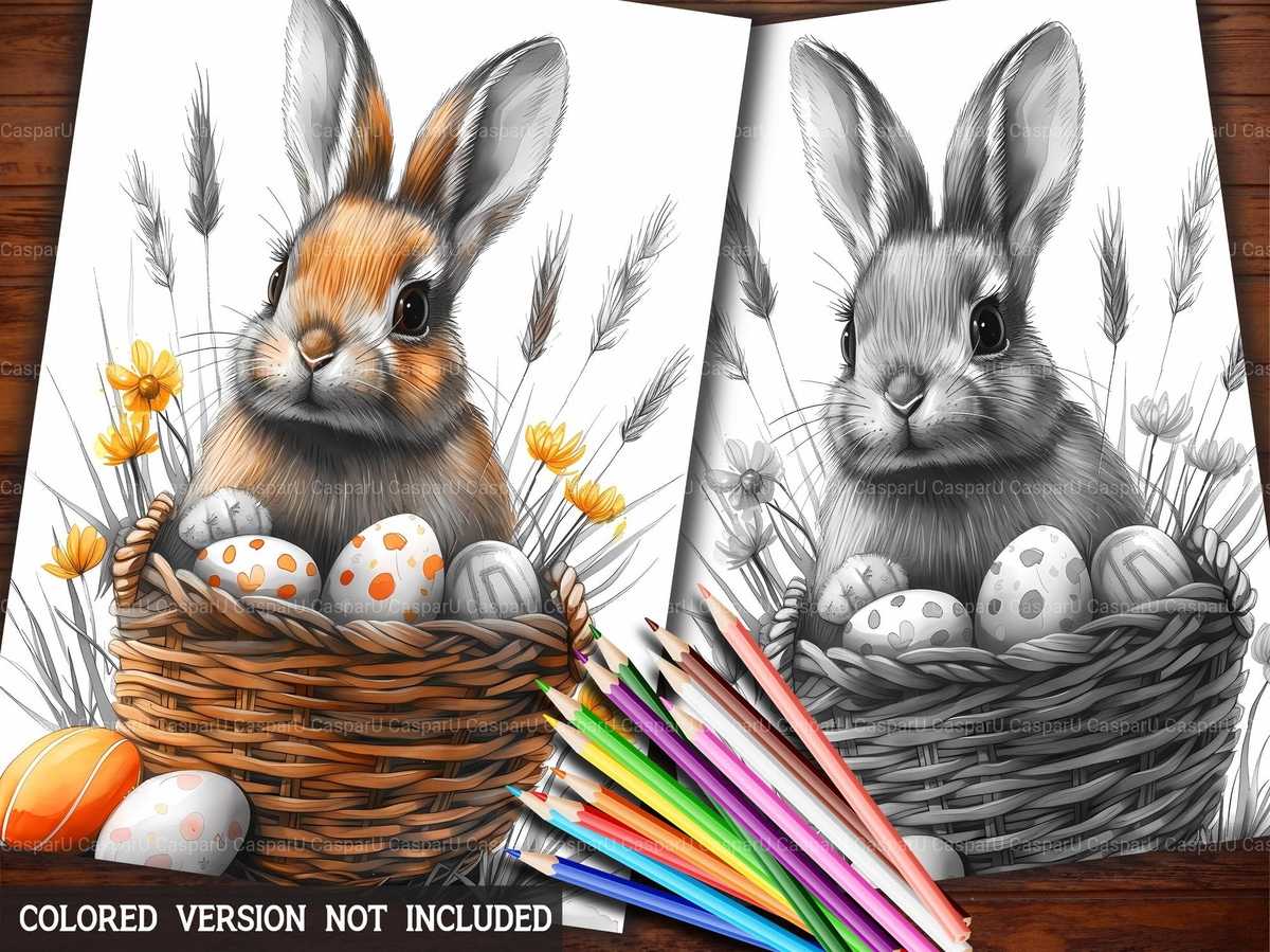 Crafty Easter Coloring Books - CraftNest