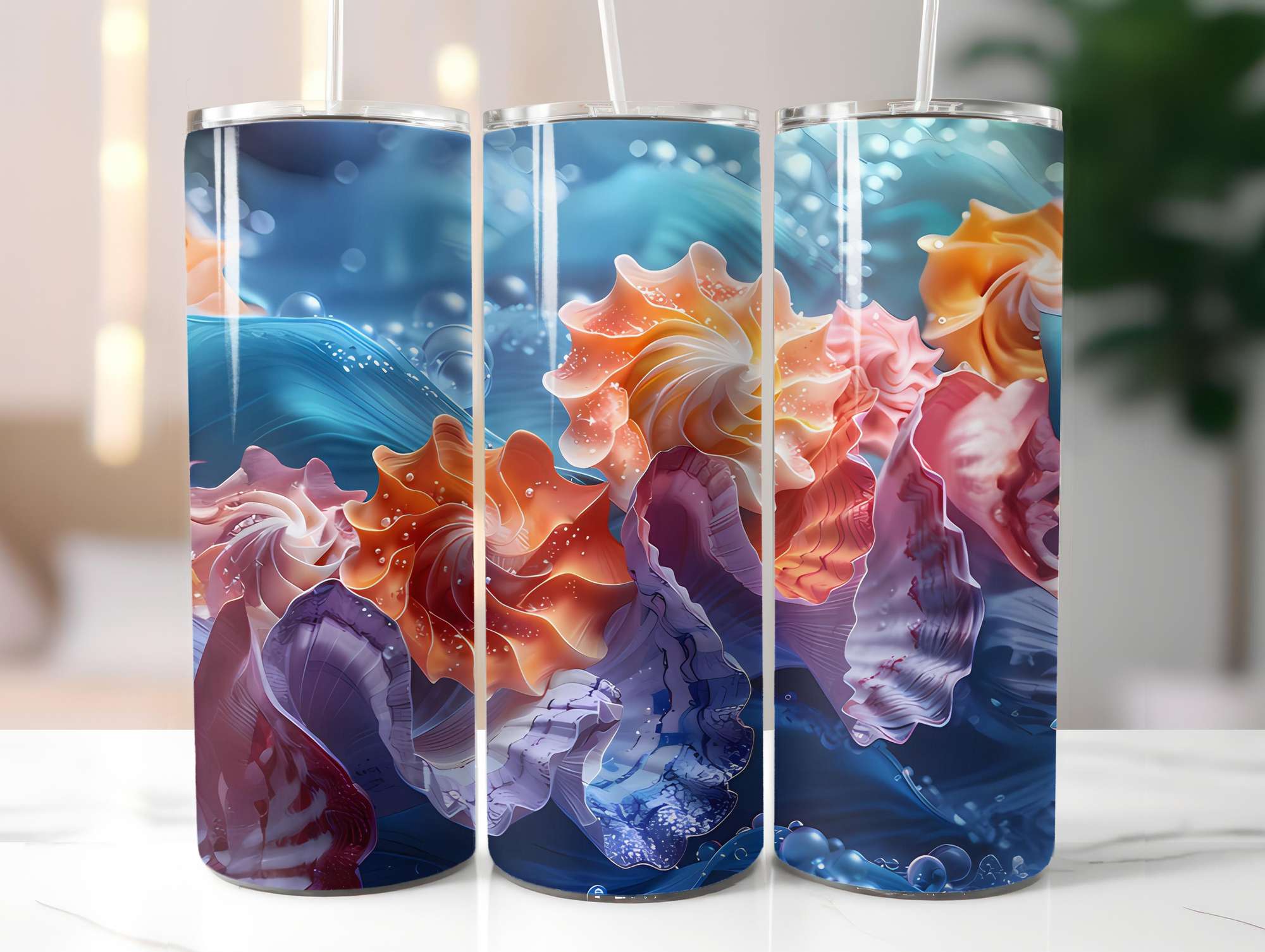 Crafty Summer 1 Tumbler Wrap - CraftNest - Digital Crafting and Art