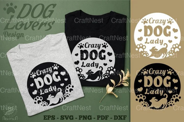 Crazy Dog Lady Design Clipart Bundle - CraftNest - Digital Crafting and Art