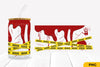 Crime Glass Beer Clipart Bundle - 16 Oz Design Collection